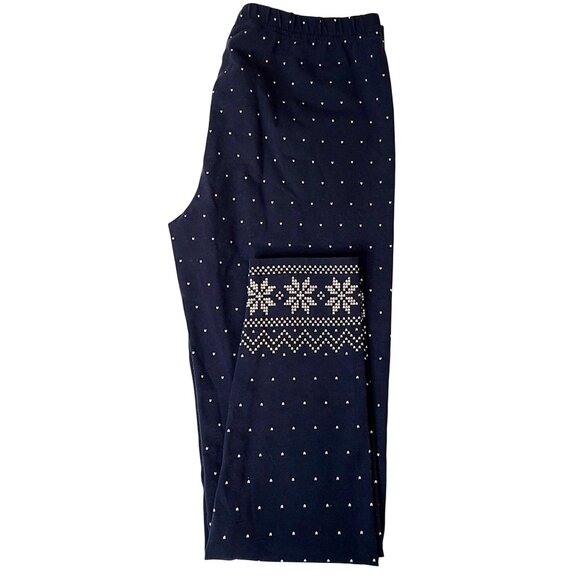 Ralph Lauren Other - Polo Ralph Lauren Fair Isle Navy Leggings size XL 16 Girl Holiday